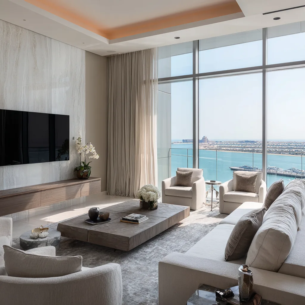 Premium luxury holiday home interior Dubai UAE – high-end turnkey furnishing by Time Furniture