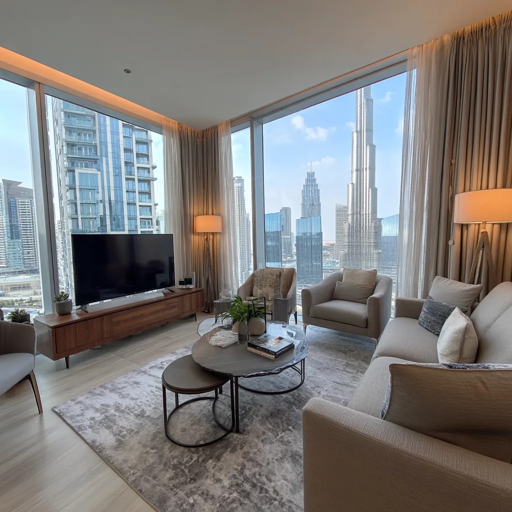 Standard holiday home interior package Dubai UAE – modern turnkey furnishing by Time Furniture