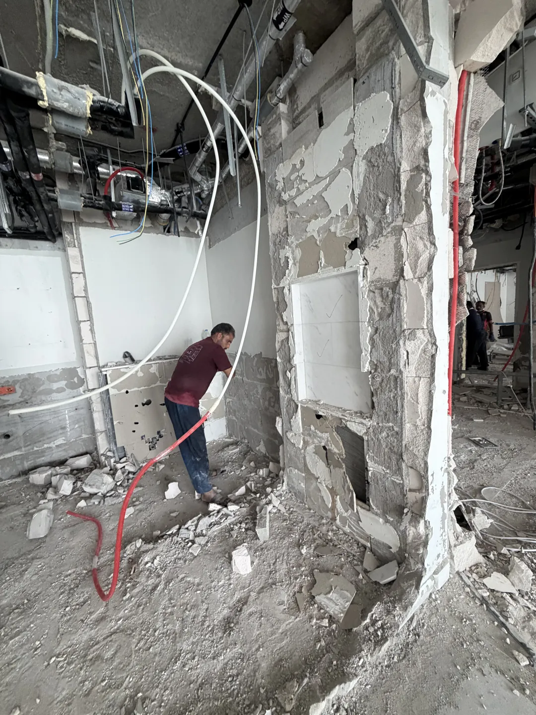 Time Furniture team carrying out an interior demolition and strip-out