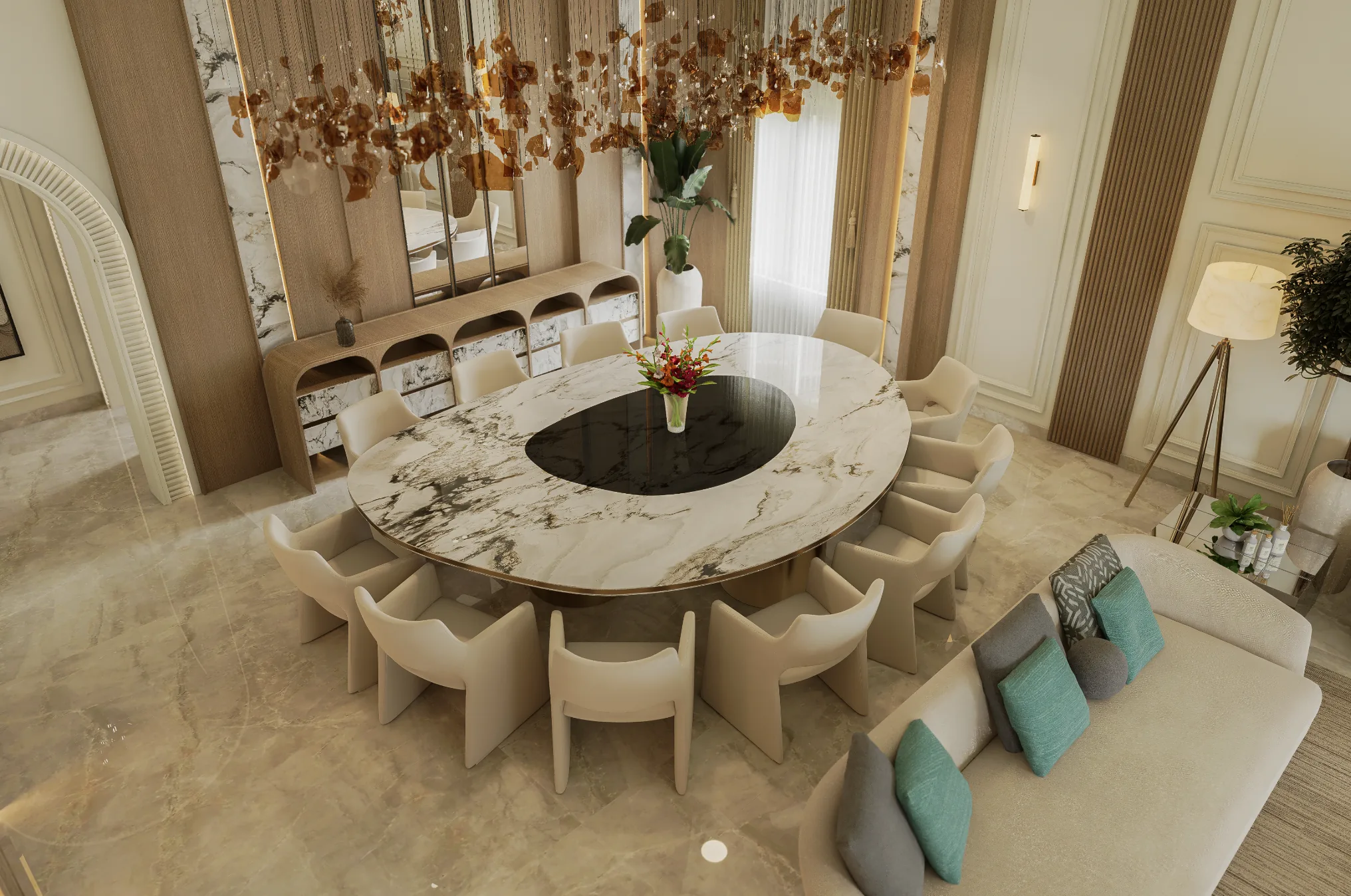 Mubarak Villa · Modern Majlis — 3